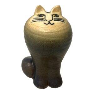 Gustavsberg – Katten Maja grå / vit ', porslinsfigur – design Lisa Larson