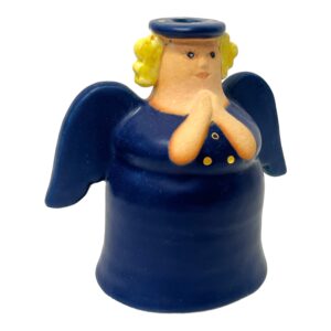 Gustavsberg Änglar / ängel – Ljuvliga ängeln blå, porslinsfigur – design Lisa Larson