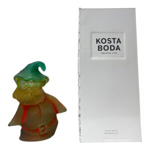 Kosta Boda Catwalk – jultomte, Santa tangle – design Kjell Engman – vintage