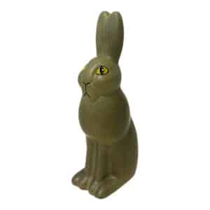 Gustavsberg Svenska Djur – hare grå, porslinsfigur – design Lisa Larson