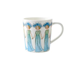 Design House Stockholm – Elsa Beskow kaffe- och teglas mugg, Blåklint flickan – design Catharina Kippel