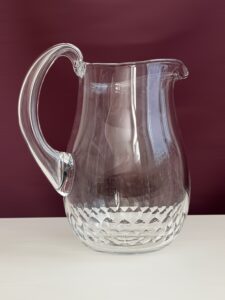 Orrefors Prelude – tillbringare / kanna – design Nils Landberg – vintage