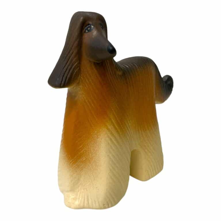 Gustavsberg- Figurin - Kennel - Afghan hunden design Lisa Larson