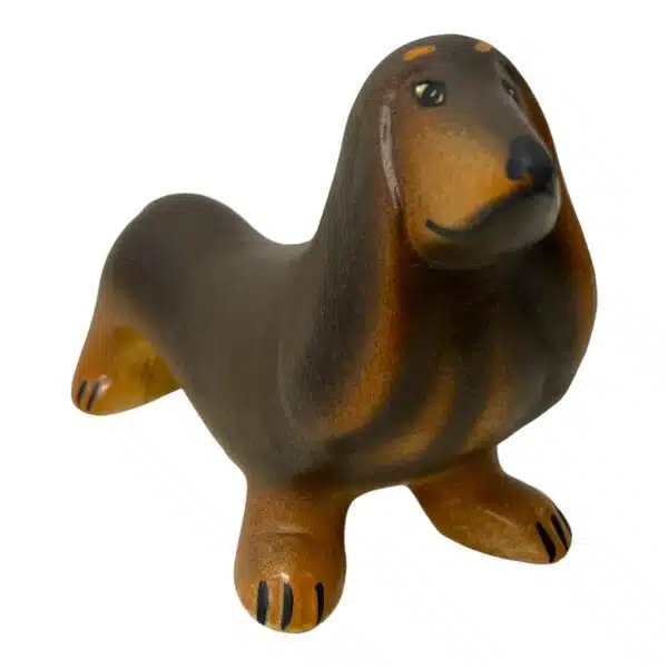 Gustavsberg Kennel – Tax / Dachshound, porslinsfigur – design Lisa Larson