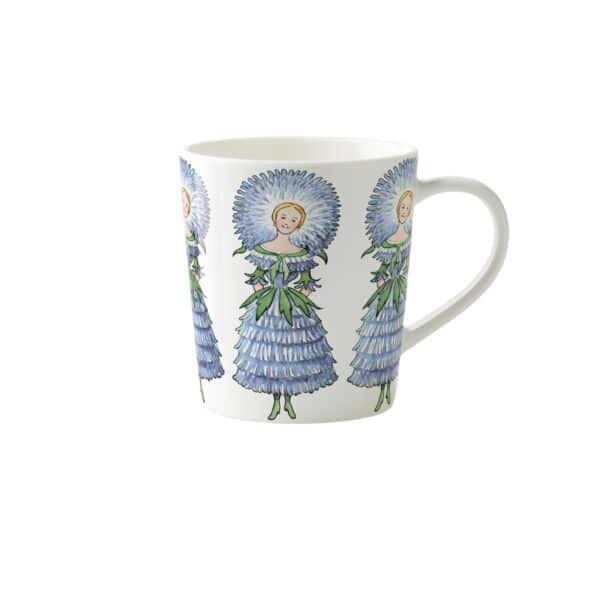 Elsa Beskow Kaffe / The Mugg - Fru Aster blå Design Catharina Kippel