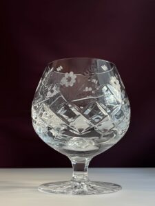 Kosta Boda Haga – cognacs- och konjaksglas kristall – vintage
