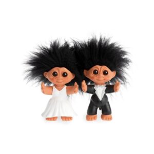 bySommer Penntroll / Lyckotroll Bröllopspar – figur – design Thomas Dam