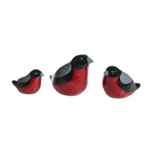 Nääsgränsgården – Domherre 3 st, H 2,5-4,5 cm, tomtefigur – design Camilla Ståhl