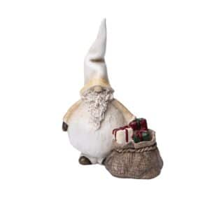 Nääsgränsgården – tomten Dante med säck H 13 cm – design Ruth Vetter
