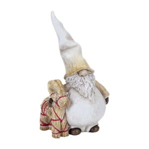 Nääsgränsgården – tomten Dante med halmbock H 8 cm – design Ruth Vetter