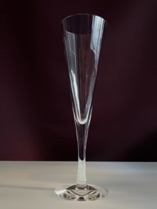 Orrefors Victoria – champagneglas i kristall – design Olle Alberius – vintage