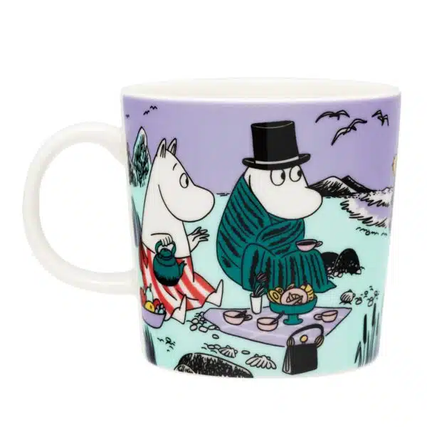 Arabia - Mumin / Moomin mugg - En dag på stranden 2025 Designer Tove Jansson