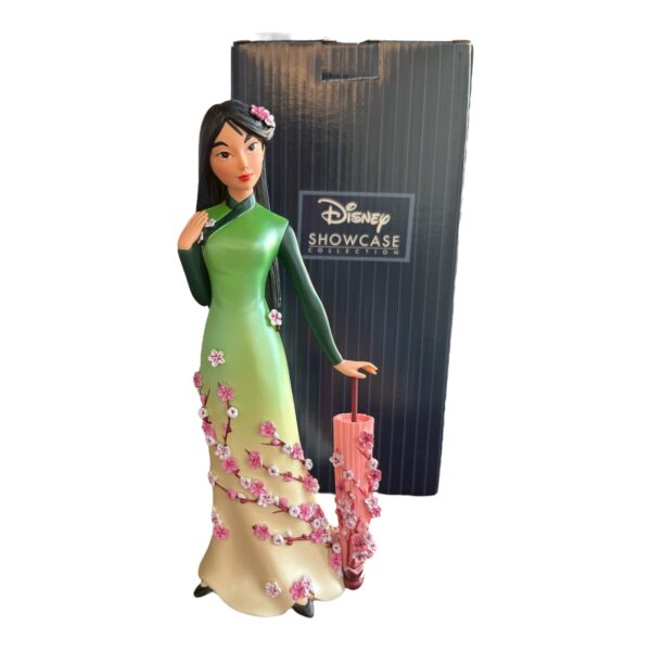 Disney prinsessor - Figurin - Mulan i botaniska trädgården - Botanical Design Jim Shore