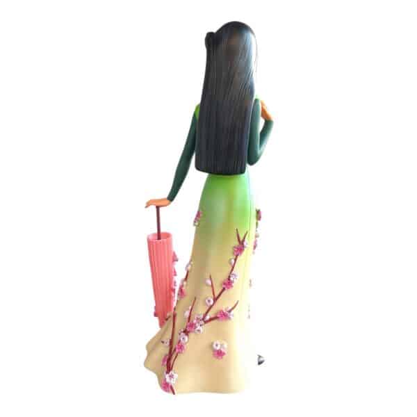Disney prinsessor - Figurin - Mulan i botaniska trädgården - Botanical Design Jim Shore - Bild 3