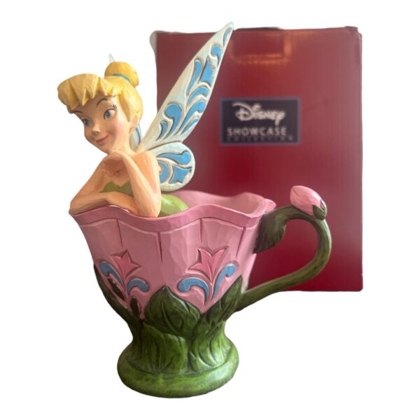 Disney - Figurin - Peter Pan  Tingeling sitter i en blomma / A spot of think Design Jim Shore - Bild 5