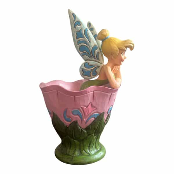 Disney - Figurin - Peter Pan  Tingeling sitter i en blomma / A spot of think Design Jim Shore - Bild 4