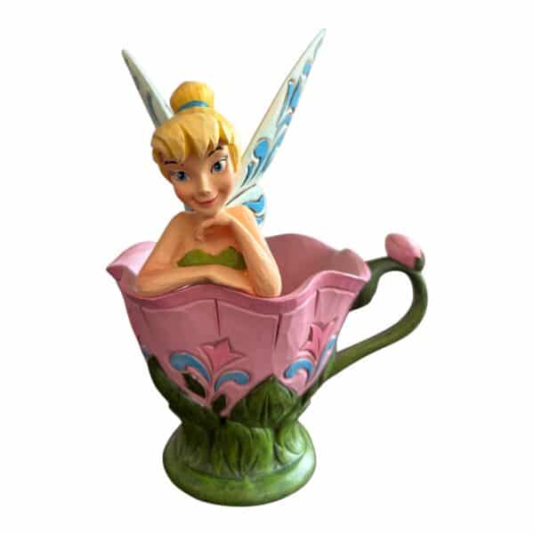 Disney - Figurin - Peter Pan  Tingeling sitter i en blomma / A spot of think Design Jim Shore