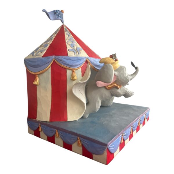 Disney - Figurin - Elefanten Dumbo med cirkustält / Over the Big Top Design Jim Shore - Bild 3
