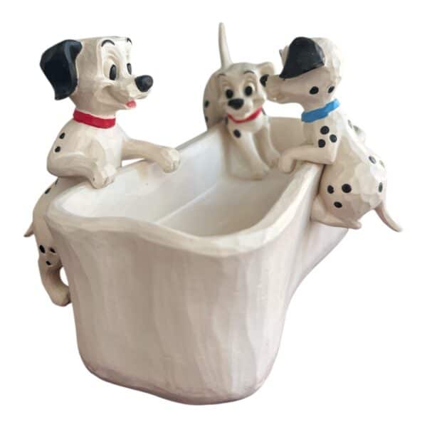 Disney - Figurin - 101 Dalmatiner badar i badkaret / Puppy Bowl Design Jim Shore - Bild 2