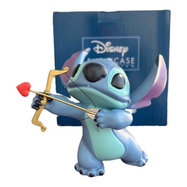Disney - Alla hjärtans dag - Lilo & Stitch - Stitch skjuter kärlekspilar / Valentines Day Design Jim Shore