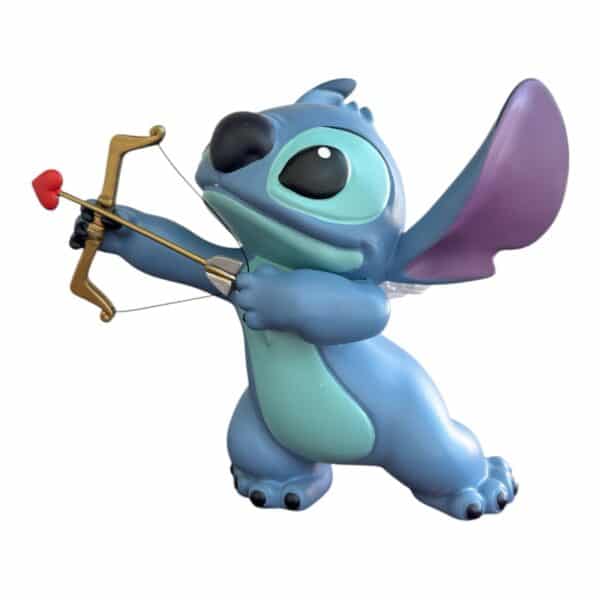 Disney - Alla hjärtans dag - Lilo & Stitch - Stitch skjuter kärlekspilar / Valentines Day Design Jim Shore - Bild 2