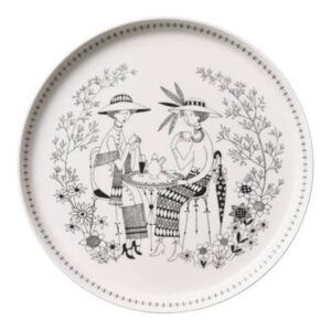 Arabia Emilia – 6 st mattallrikar 24 cm – design Raija Uosikkinen