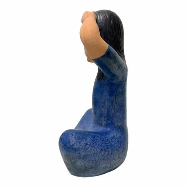 Gustavsberg - Figurin - Thailändska - Kliar sitt huvud design Lisa Larson