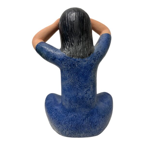 Gustavsberg - Figurin - Thailändska - Kliar sitt huvud design Lisa Larson