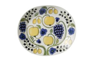 Arabia Paratiisi – stort fat ovalt 36 cm – design Birger Kaipianen