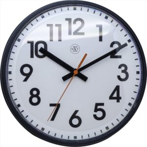 NeXtime – nXt Peter väggklocka Ø 26 cm svart