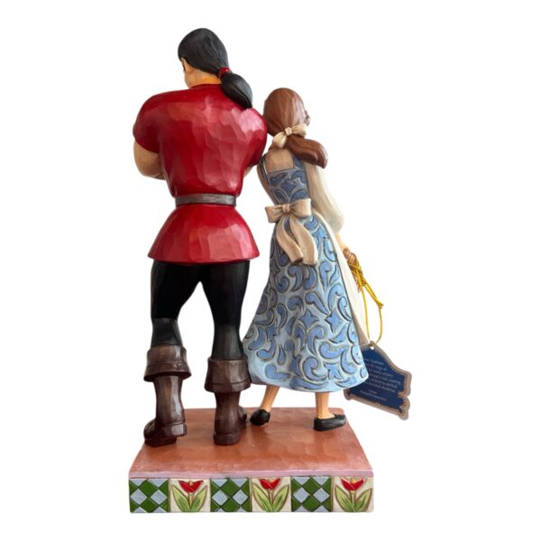 Disneys Prinsessor - Belle & Gaston - Brilliant & Burish  22 cm Design Jim Shore - Bild 4