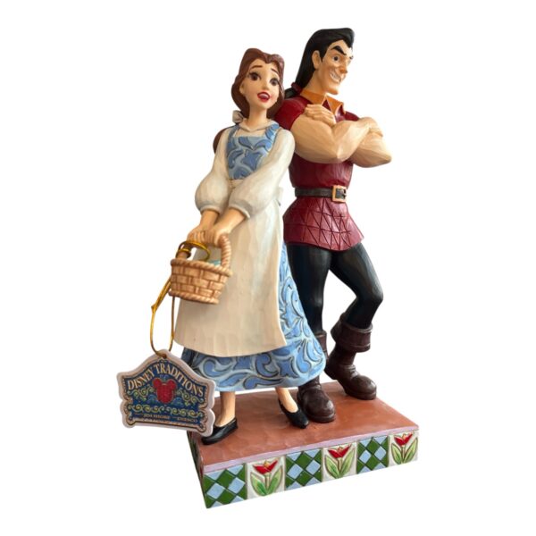 Disneys Prinsessor - Belle & Gaston - Brilliant & Burish  22 cm Design Jim Shore - Bild 2