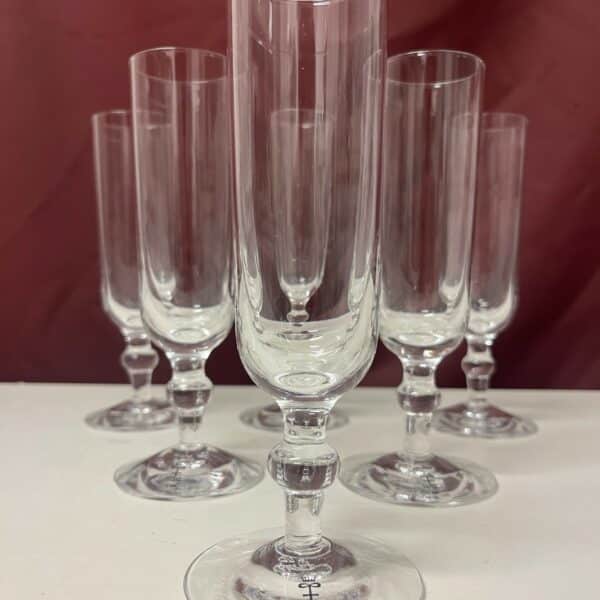 Skruf Glasbruk - Gino - 6 st Champagneglas design Carina Seth Andersson