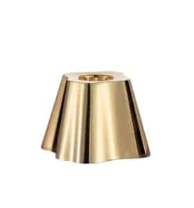 Iittala Alvar Aalto Collection – ljusstake mässing 5 cm