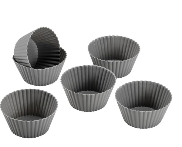 Cookie Muffinsform XL Silikon 6-pack Ø9*4,3 cm