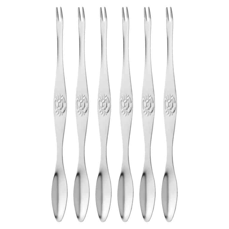 Skai Skaldjursgaffel 6 st rostfritt stål 16,5 cm