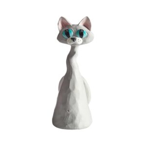 Nääsgränsgården – Mia, turkos H 15,5 cm, tomtefigur – design Anette Gissberg