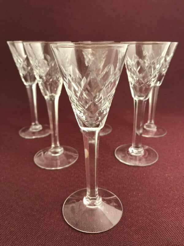 Kosta Boda Bror 6 st Höga Snaps glas design Fritz Kallenberg