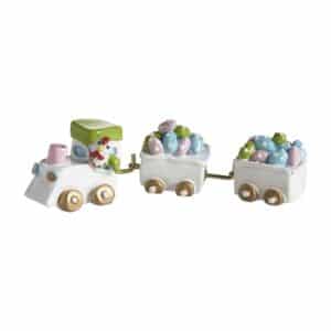 Nääsgränsgården – Påsktåg, Pärlhöna L.12,5 / H 3,2 cm, tomtefigur – design Camilla Ståhl