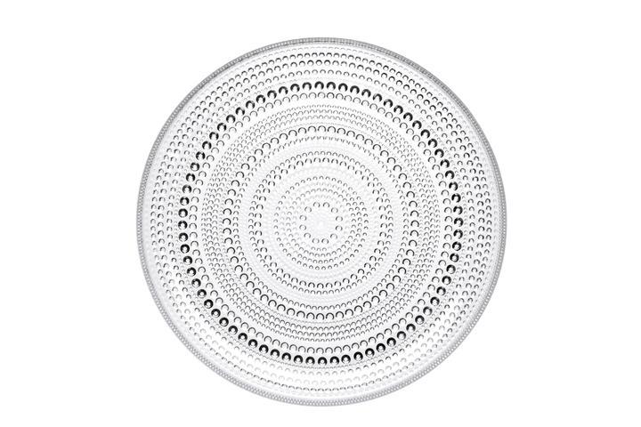 Iittala - Kastehelmi - 6 st Mat Tallrikar 248 mm klarglas Design Oiva Toikka