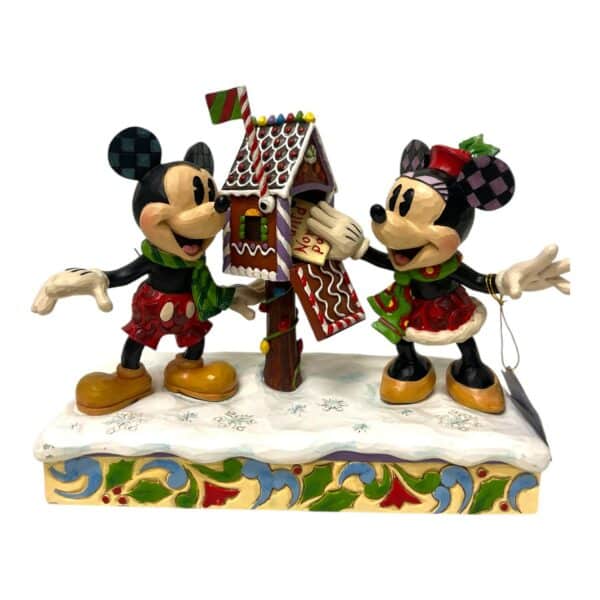 Disney - Figurin - Musse & Mimmi - postar julkort god jul Design Jim Shore
