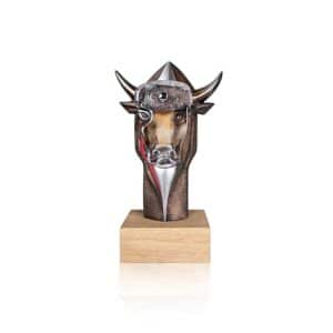 Målerås Järn & Kristall – Toro Ltd Ed 99ex konstglas H 35 cm – design Mats Jonasson