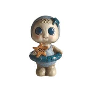 Nääsgränsgården Stjärntecken – Vattumannen, H 5 cm, tomtefigur – design Stina Jarenskog