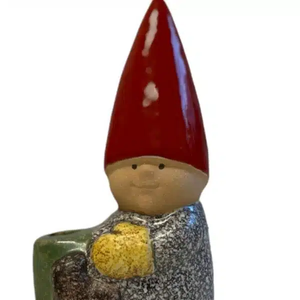 Gustavsberg - Tomtefamiljen - Tomte nissen med trumma Designer Lisa Larson