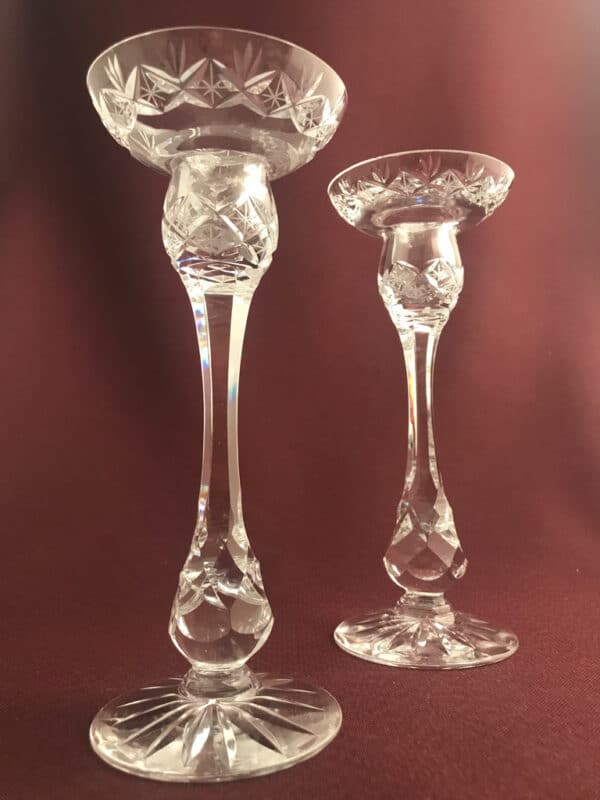 Kosta boda - Pompadour -2 st Ljustakar glas Design Fritz Kallenberg