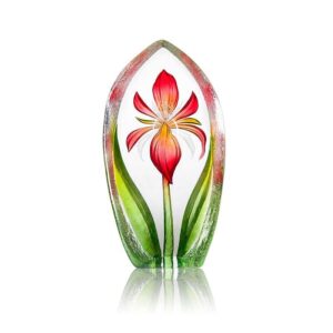 Målerås - Floral Fantasy - Lilja Ltd Ed 199ex Konstglas Designer Mats Jonasson