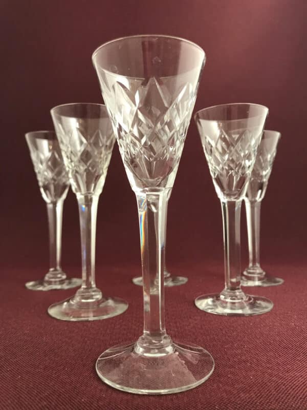 Kosta Boda Bror 6 st Höga Snaps glas design Fritz Kallenberg