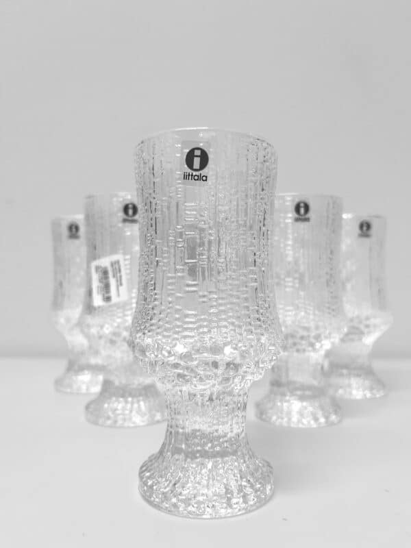 IIttala - Ultima Thule - 6 st vitvinsglas 16 cl Design Tapio Wirkkala