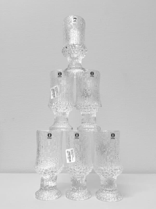 IIttala - Ultima Thule - 6 st vitvinsglas 16 cl Design Tapio Wirkkala