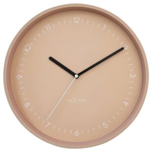 NeXtime – Berlin väggklocka Ø 30 cm rosa